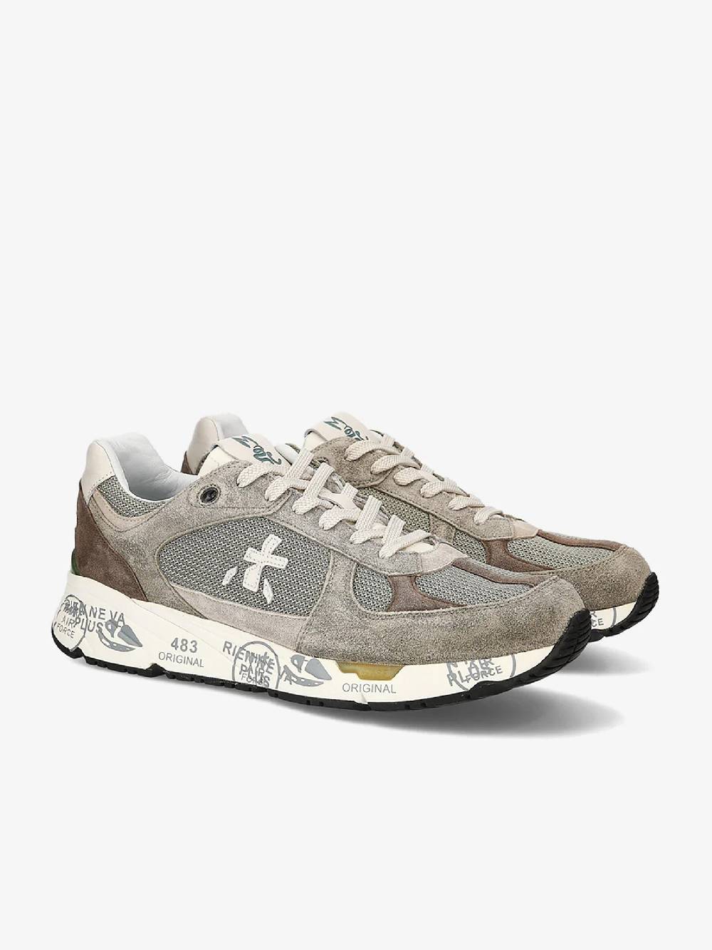 PREMIATA Sneakers MASE 6627 uomo pelle grigio Vendita