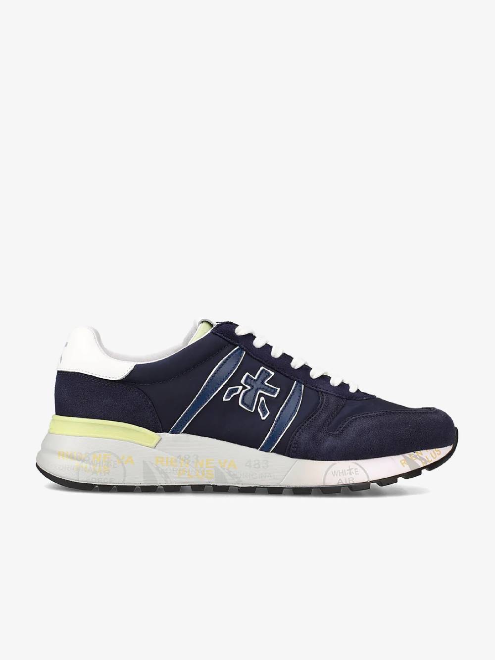 PREMIATA Sneakers LANDER 6634 uomo pelle blu