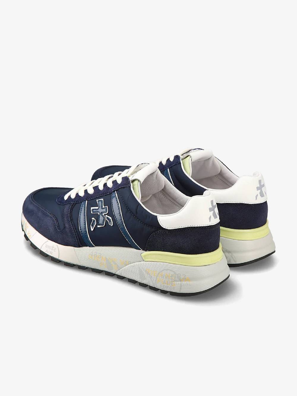 PREMIATA Sneakers LANDER 6634 uomo pelle blu Promozione