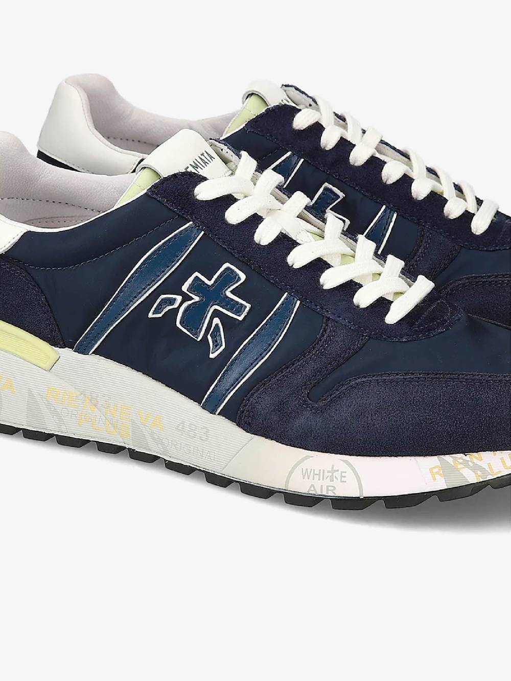PREMIATA Sneakers LANDER 6634 uomo pelle blu Promozione