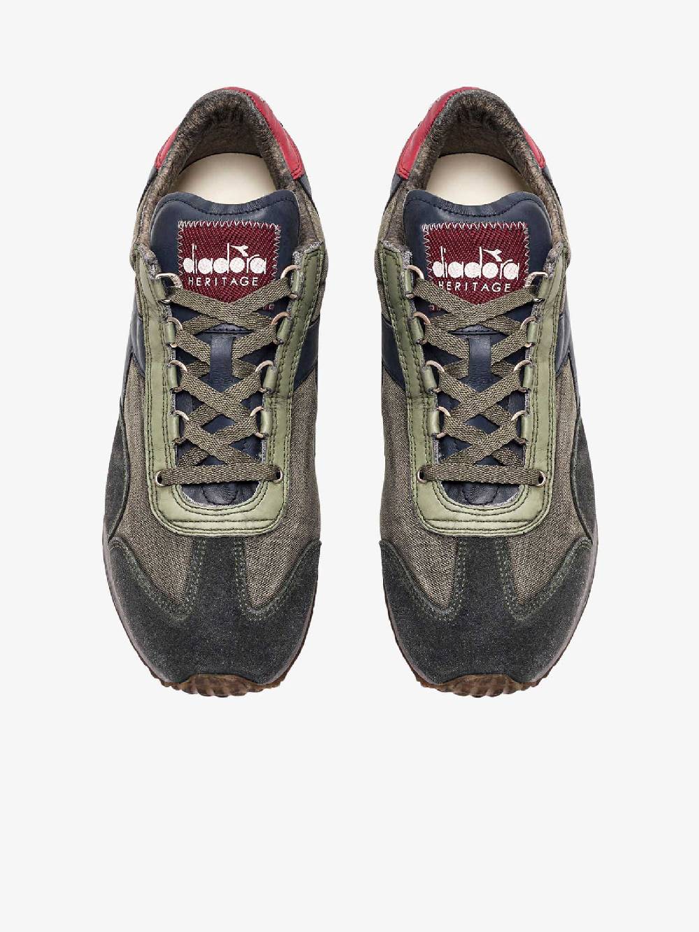 DIADORA Sneakers EQUIPE H DIRTY STONE WASH EVO 201.174736_ uomo pelle multicolor Super Saving Price