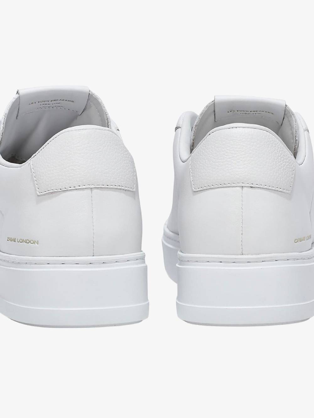 CRIME LONDON Sneakers EXTRALIGHT 13474P uomo in pelle bianca Outlet