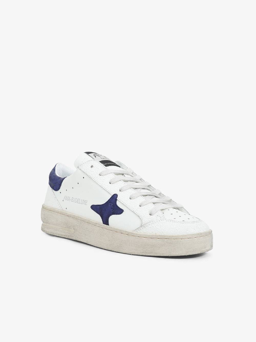 AMA BRAND Sneakers 2775 uomo in pelle bianco Saldi