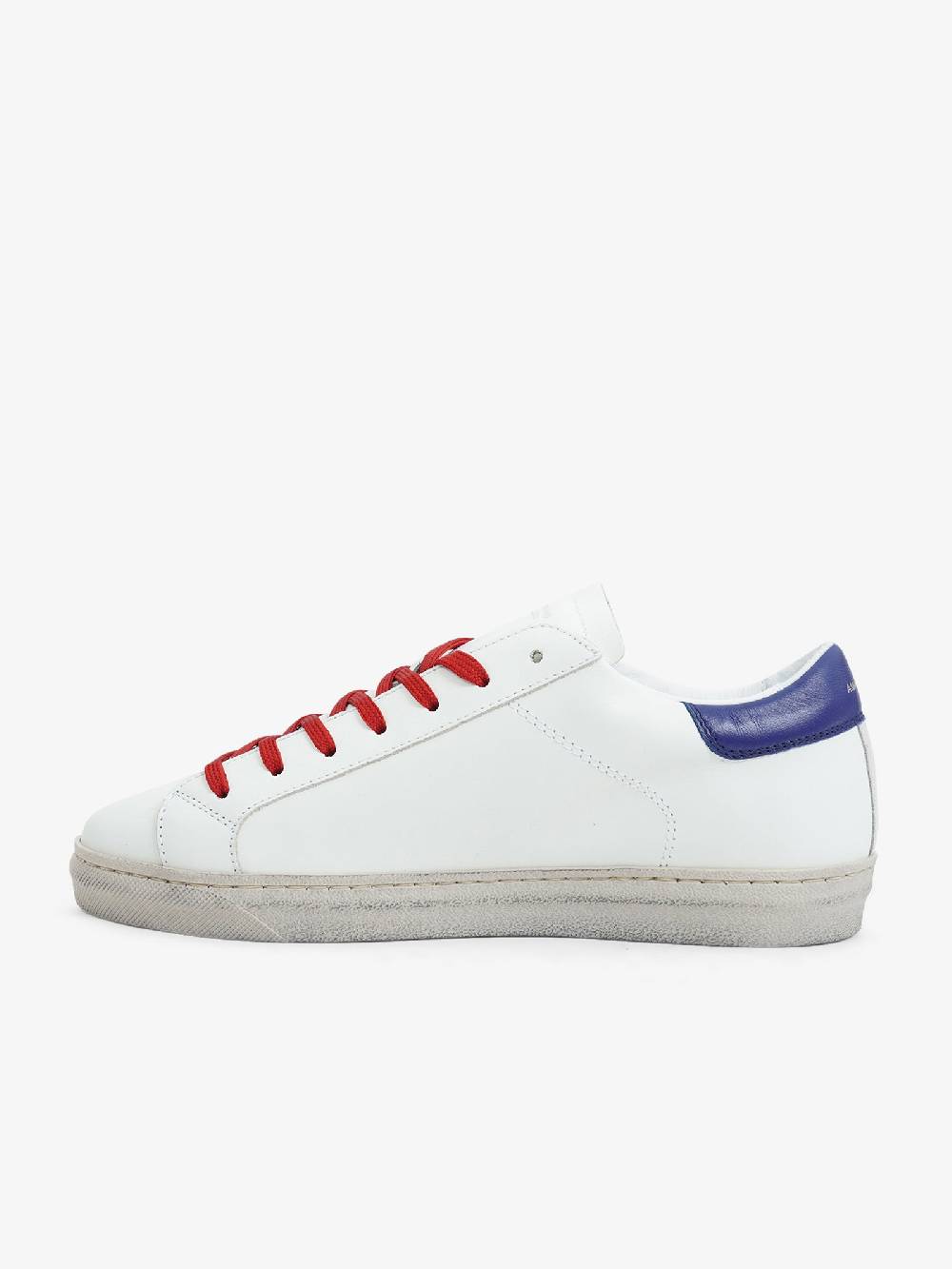 AMA BRAND Sneakers 2737 uomo in pelle bianco Offerte
