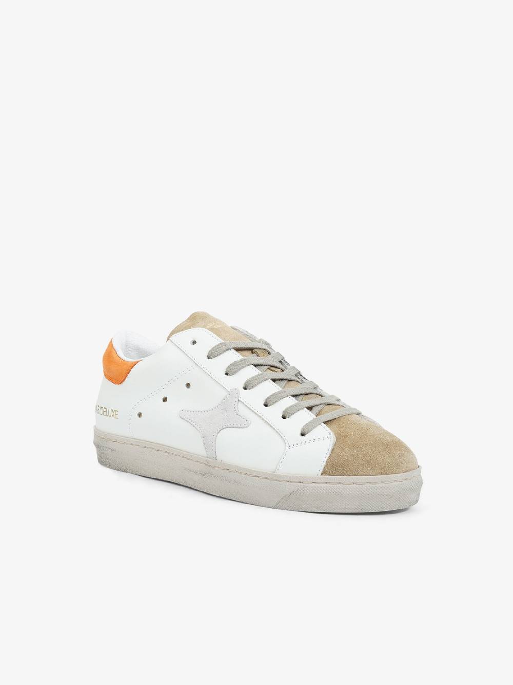 AMA BRAND Sneakers 2736 uomo in pelle bianco Hotsell