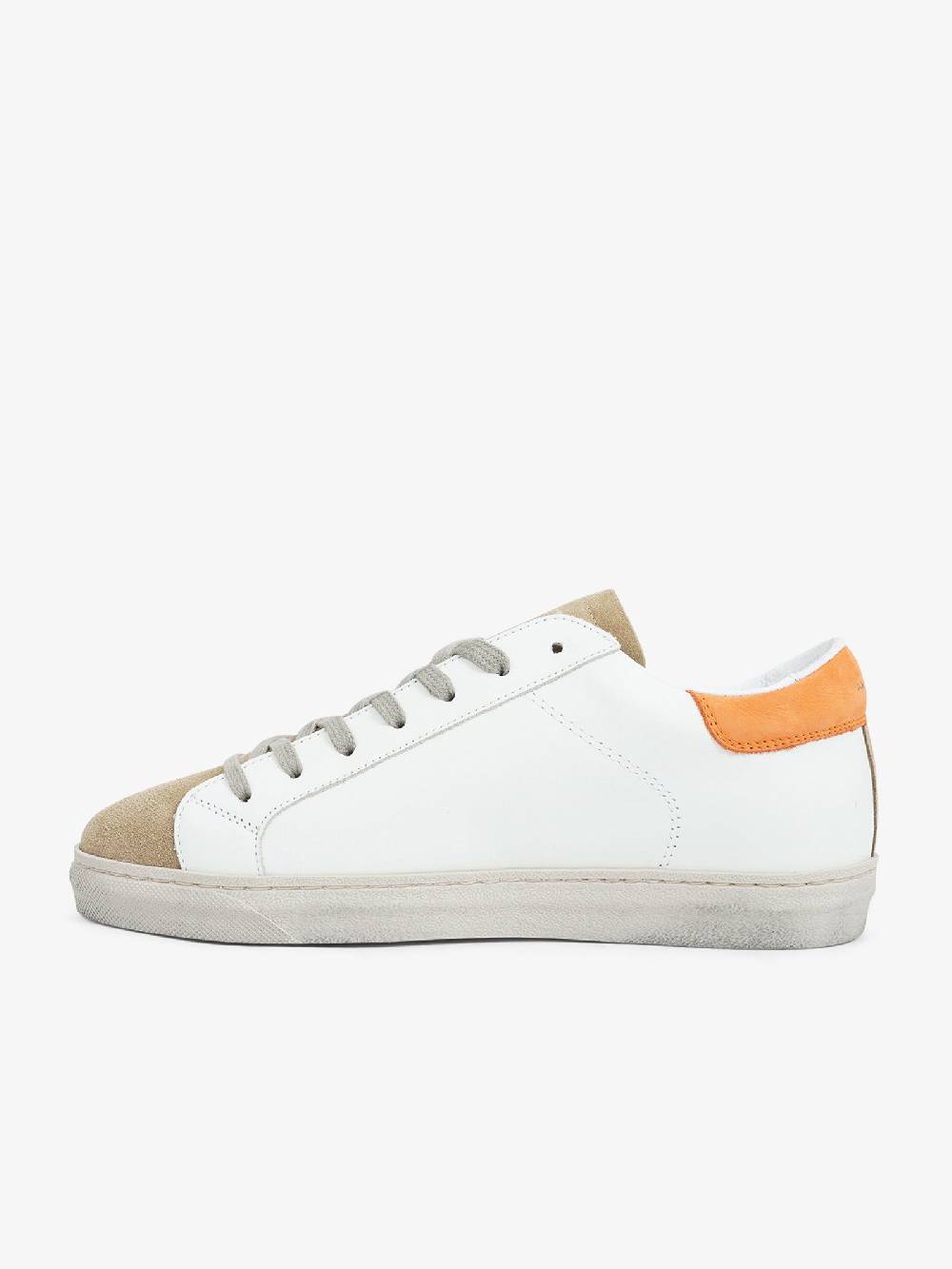 AMA BRAND Sneakers 2736 uomo in pelle bianco Hotsell