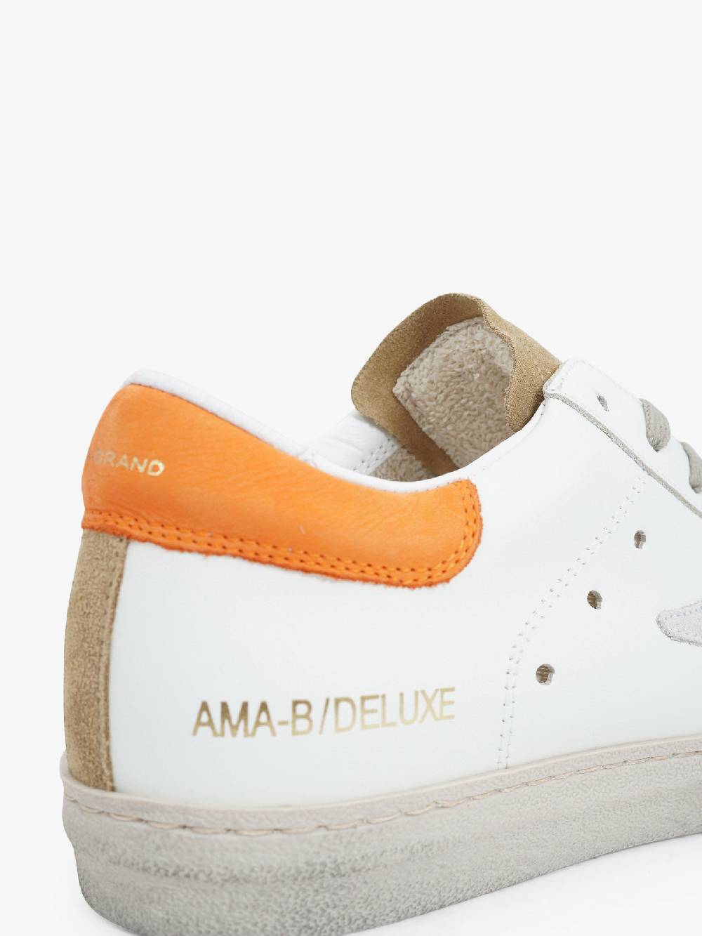 AMA BRAND Sneakers 2736 uomo in pelle bianco Hotsell