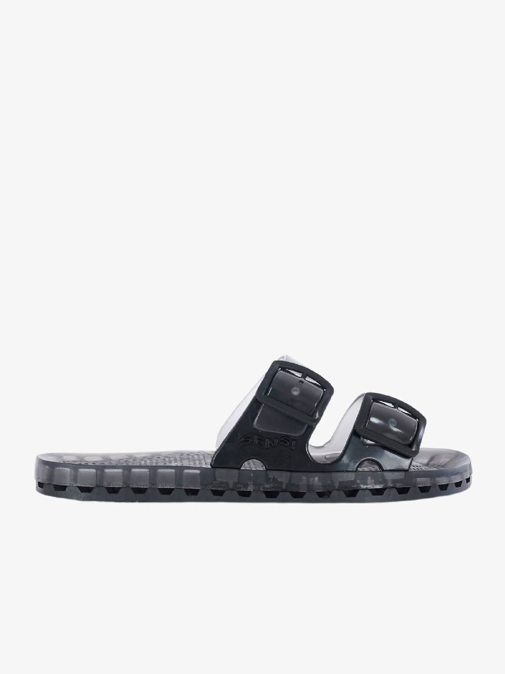 SENSI Ciabatte la jolla black fluo 4151/BF grigio