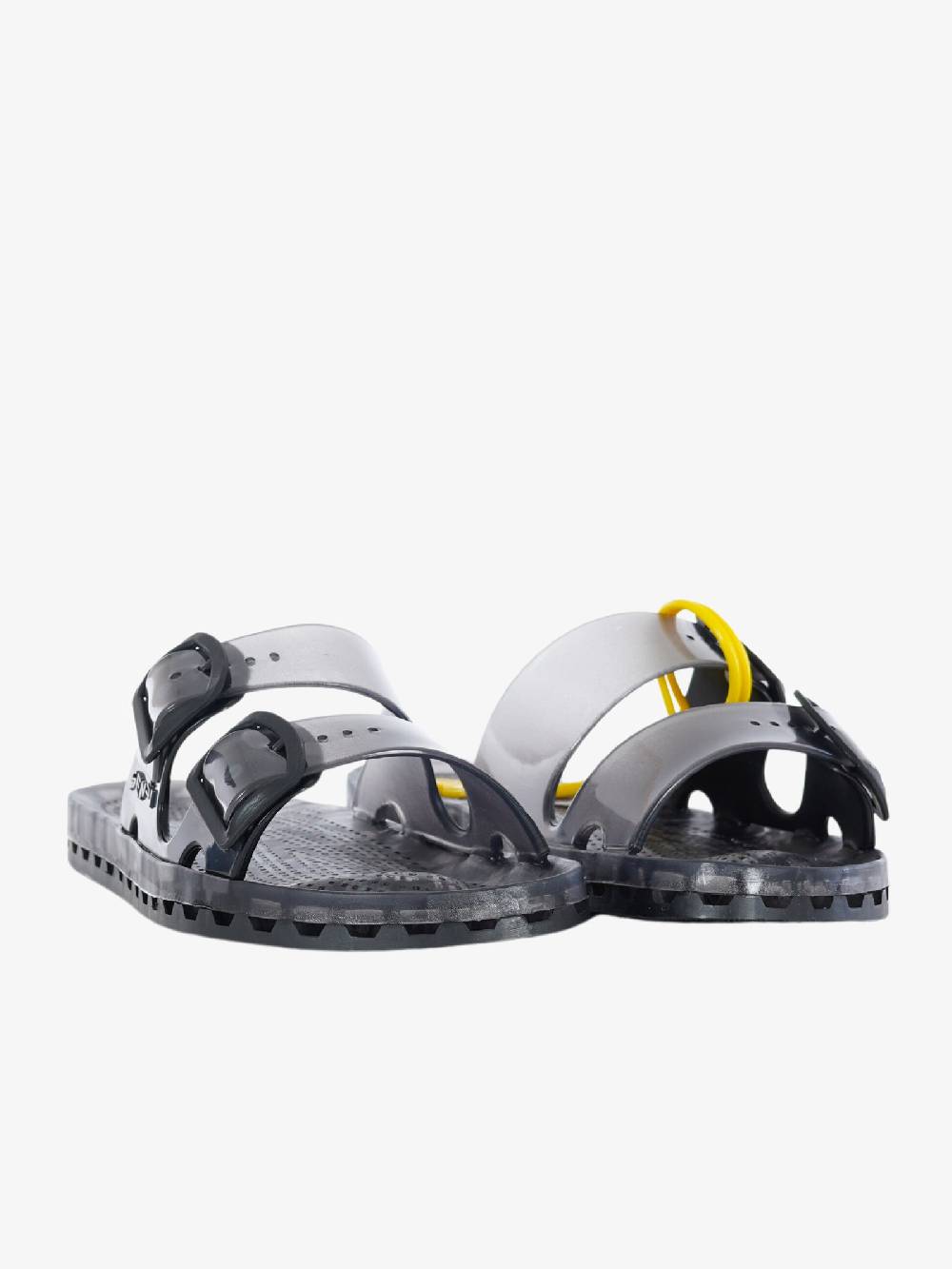 SENSI Ciabatte la jolla black fluo 4151/BF grigio Italia