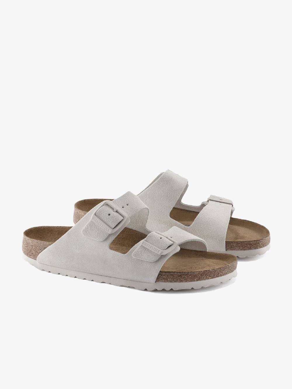 BIRKENSTOCK Ciabatte Arizona SFB uomo panna In Linea