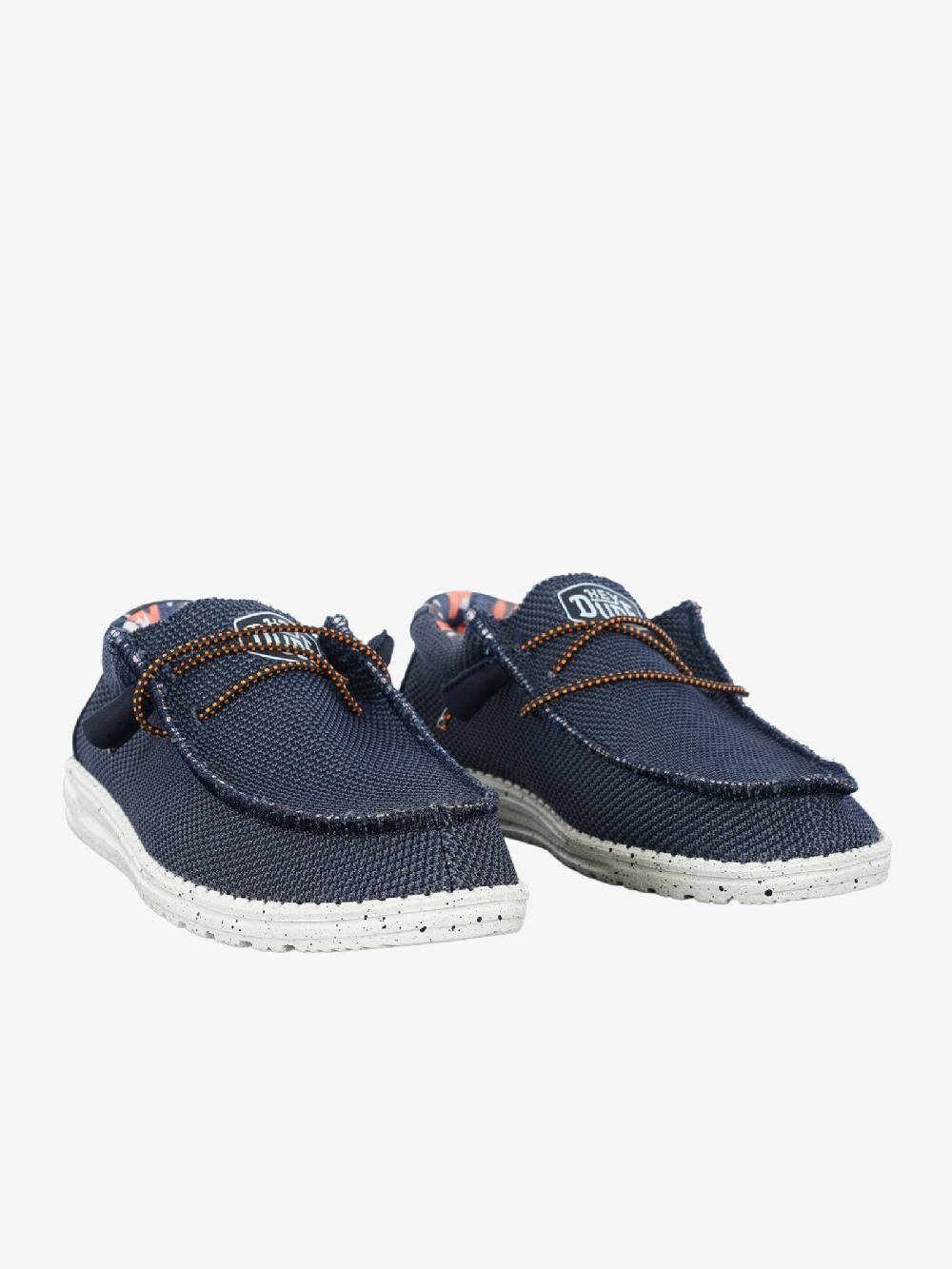 HEY DUDE Mocassini Wally Sox uomo blu Promozione