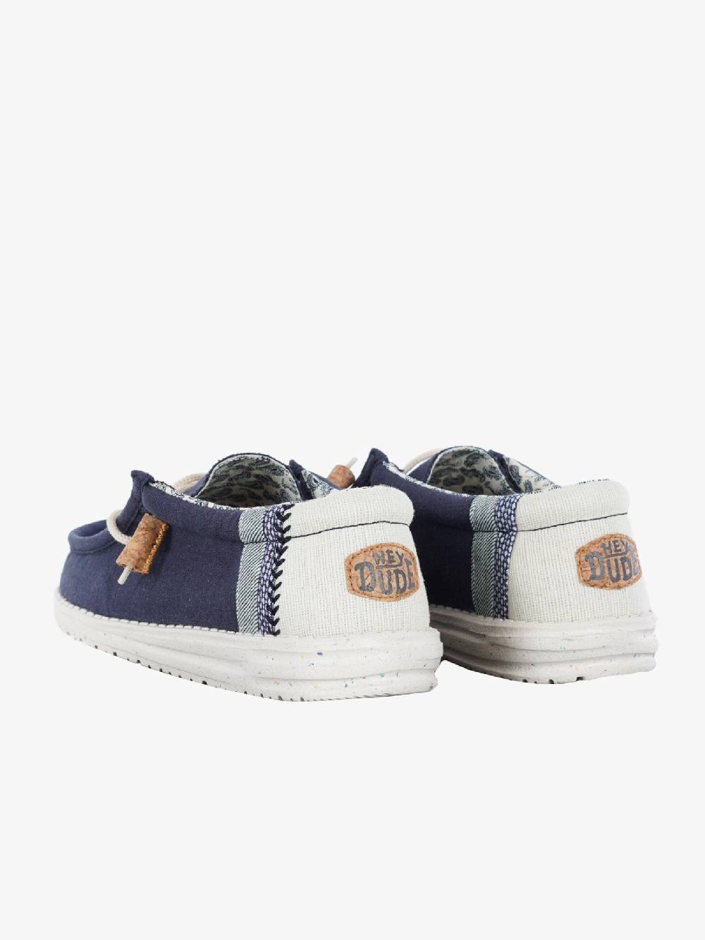 HEY DUDE Mocassini Wally Break Stitch uomo blu Pezzi Unici