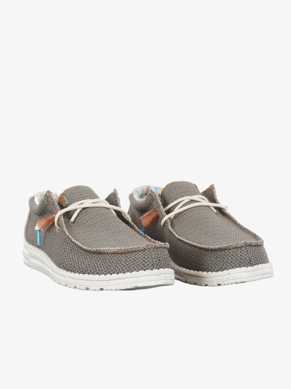 HEY DUDE Mocassini Wally Stretch uomo marrone Soddisfazione Garantita