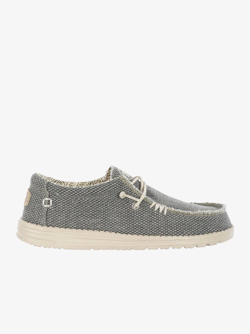 HEY DUDE Mocassini Wally Braided uomo verde