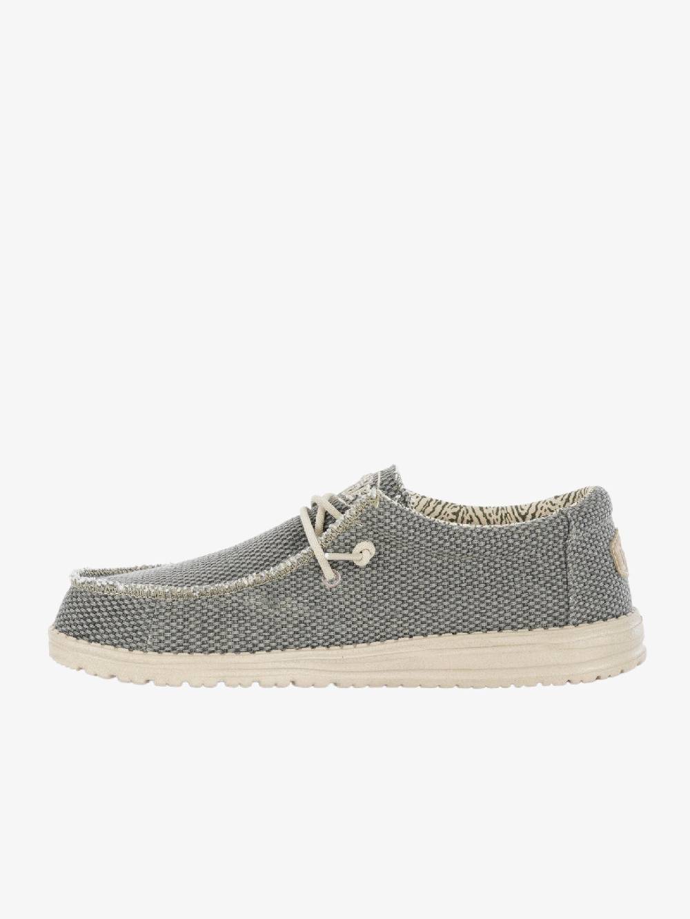 HEY DUDE Mocassini Wally Braided uomo verde Acquista Ora