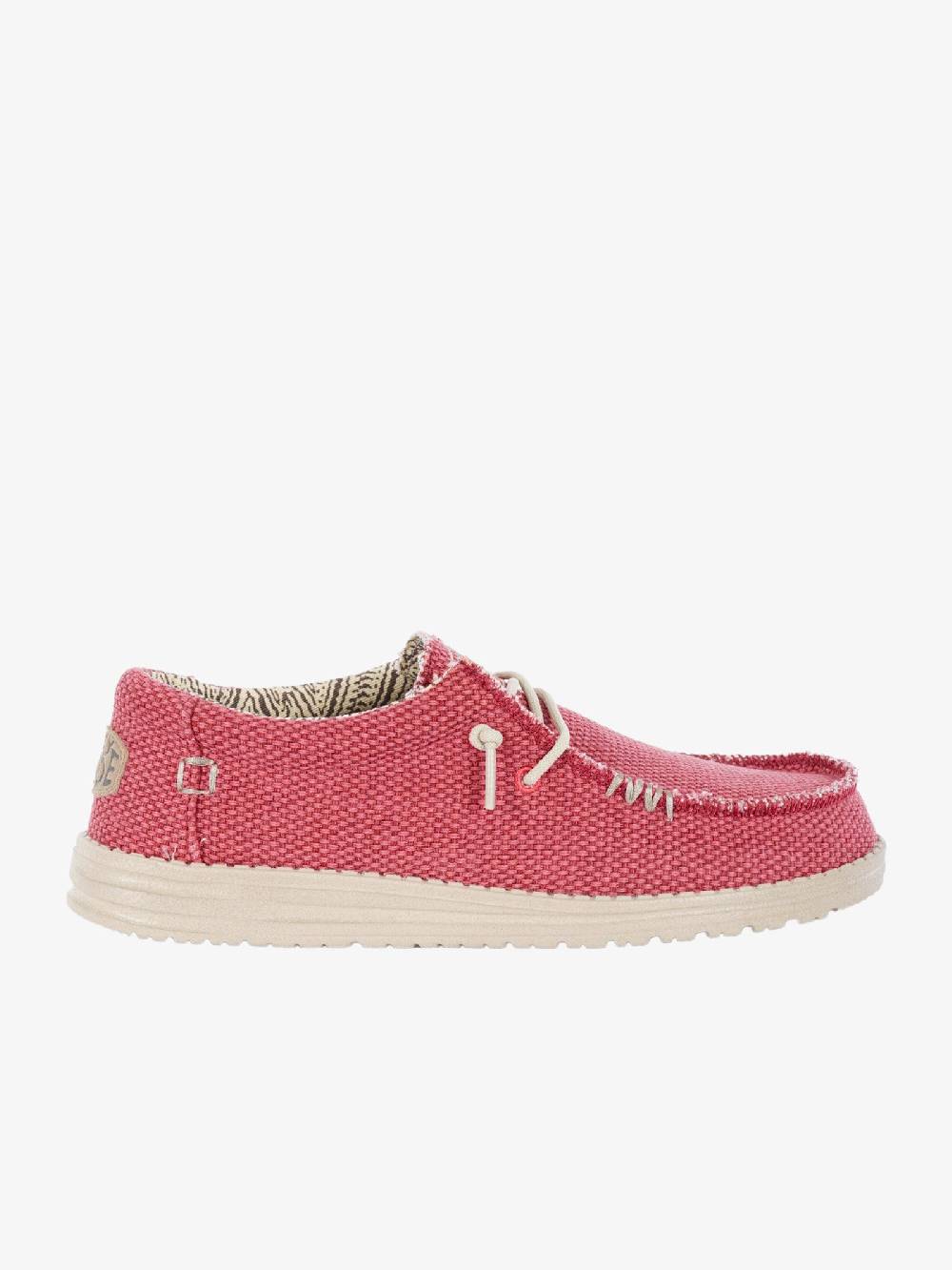 HEY DUDE Mocassini Wally Braided uomo rosso