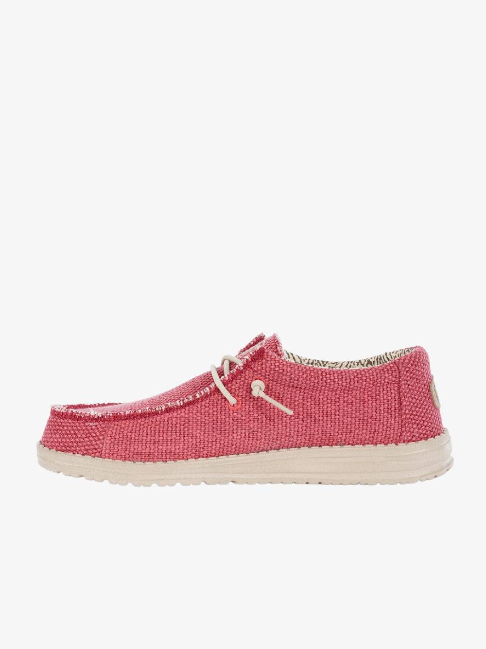 HEY DUDE Mocassini Wally Braided uomo rosso Consegna Veloce