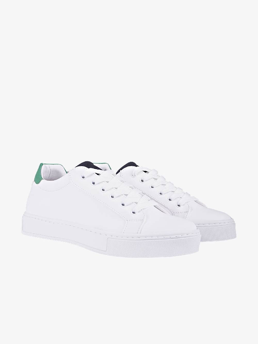ANDREWE Scarpe basse in pelle uomo bianche In Vendita