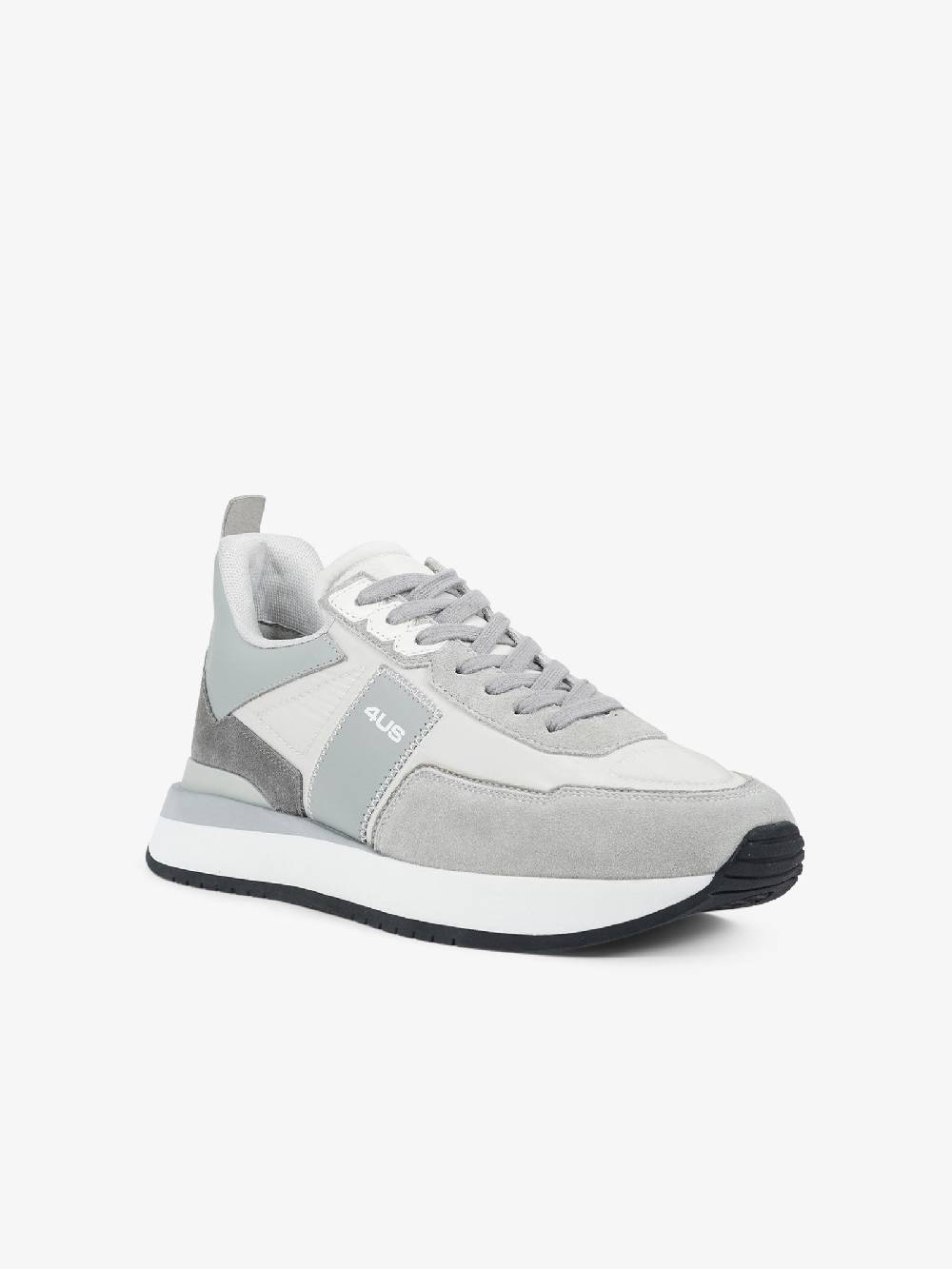 PACIOTTI Sneakers SEAN 400-03 uomo pelle grigio Italy