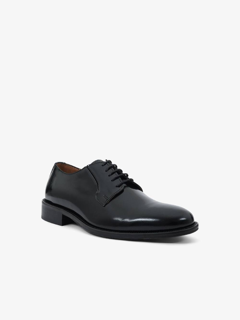 ROGAL'S Stringate OXFORD 6 uomo pelle nero Fino Al -60%