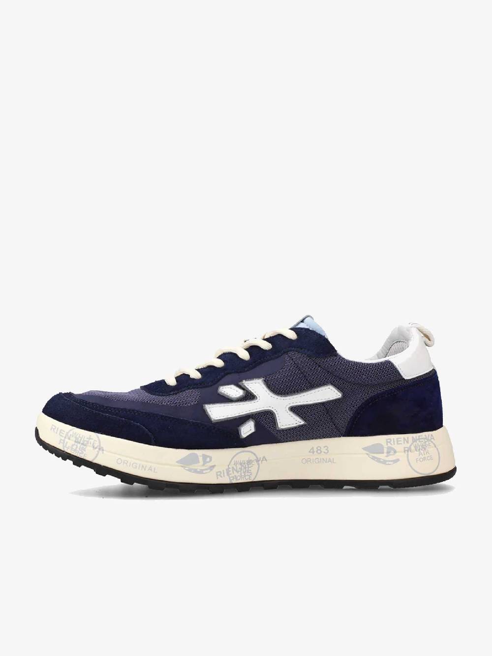 PREMIATA Sneakers NOUS uomo pelle nero Sconto