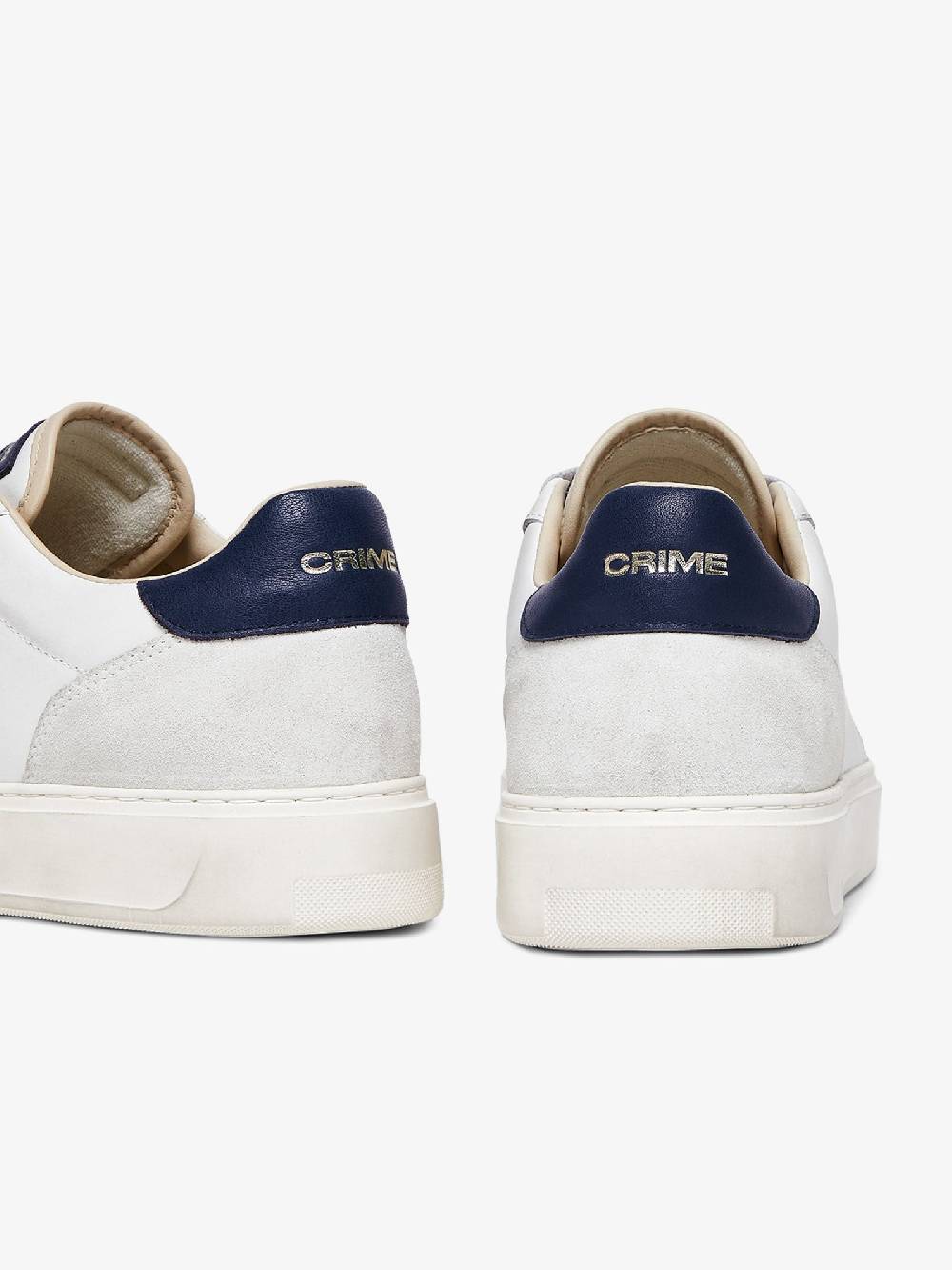 CRIME LONDON Sneakers ECLIPSE 17673PP6 uomo pelle bianco Offerta