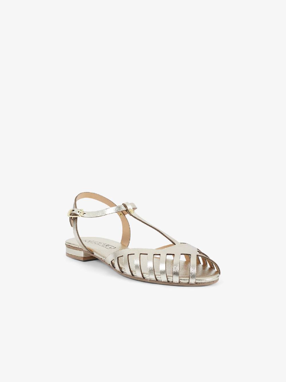 AQUACLARA Sandali bassi STROMBOLI-20 donna pelle oro Promozione Limitata