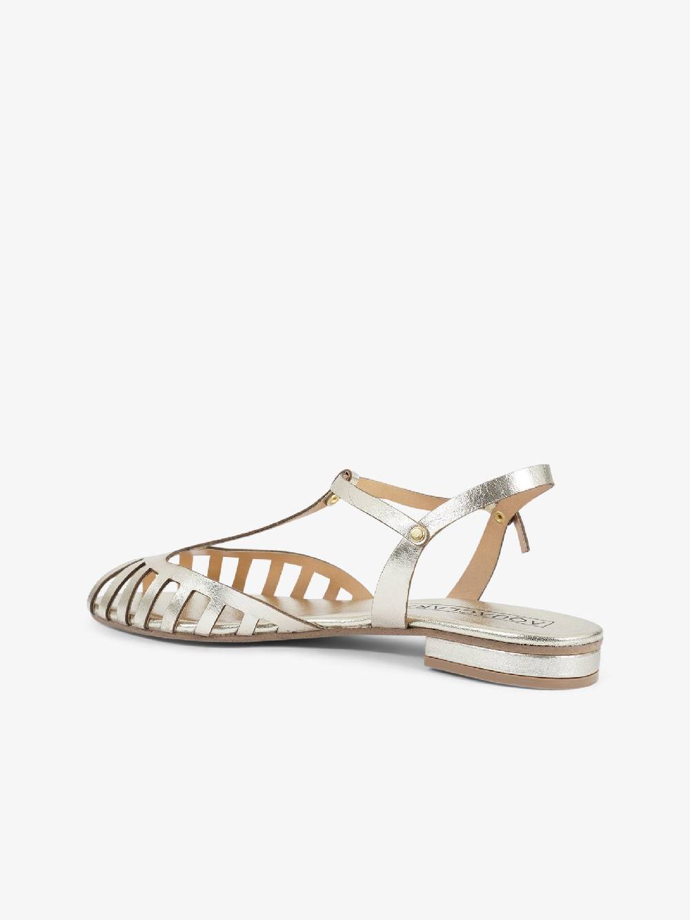 AQUACLARA Sandali bassi STROMBOLI-20 donna pelle oro Promozione Limitata