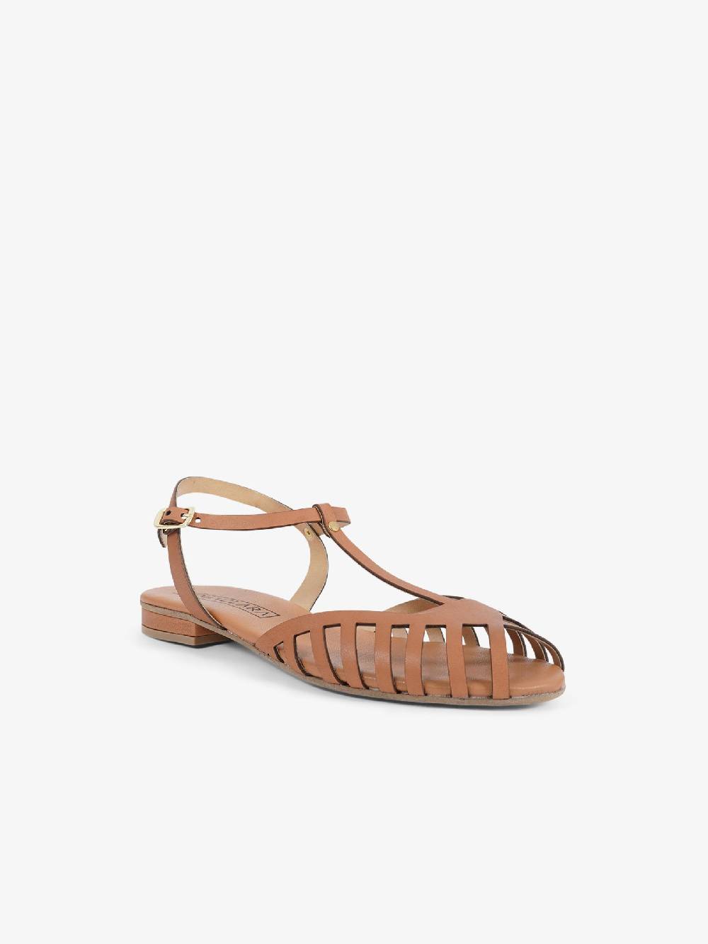 AQUACLARA Sandali bassi STROMBOLI-20 donna pelle marrone Fino Al -60%
