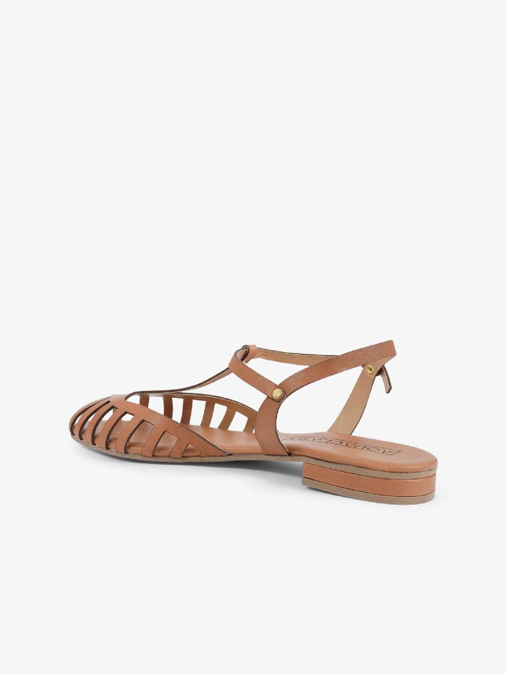 AQUACLARA Sandali bassi STROMBOLI-20 donna pelle marrone Fino Al -60%