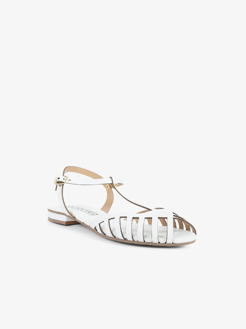 AQUACLARA Sandali bassi STROMBOLI-20 donna pelle bianco Shopping Online