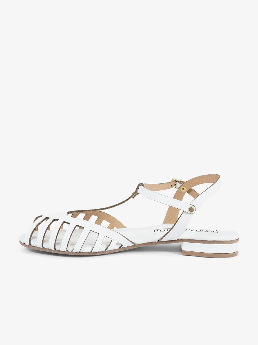 AQUACLARA Sandali bassi STROMBOLI-20 donna pelle bianco Shopping Online