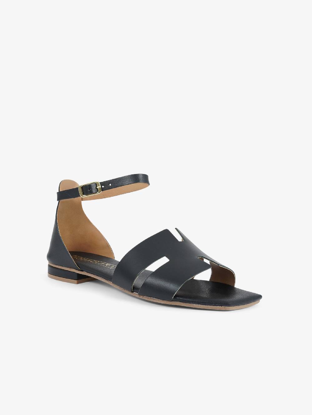 AQUACLARA Sandali bassi MILOS-20 donna pelle nero Affare Del Giorno