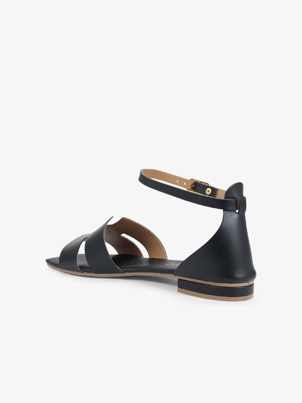 AQUACLARA Sandali bassi MILOS-20 donna pelle nero Affare Del Giorno