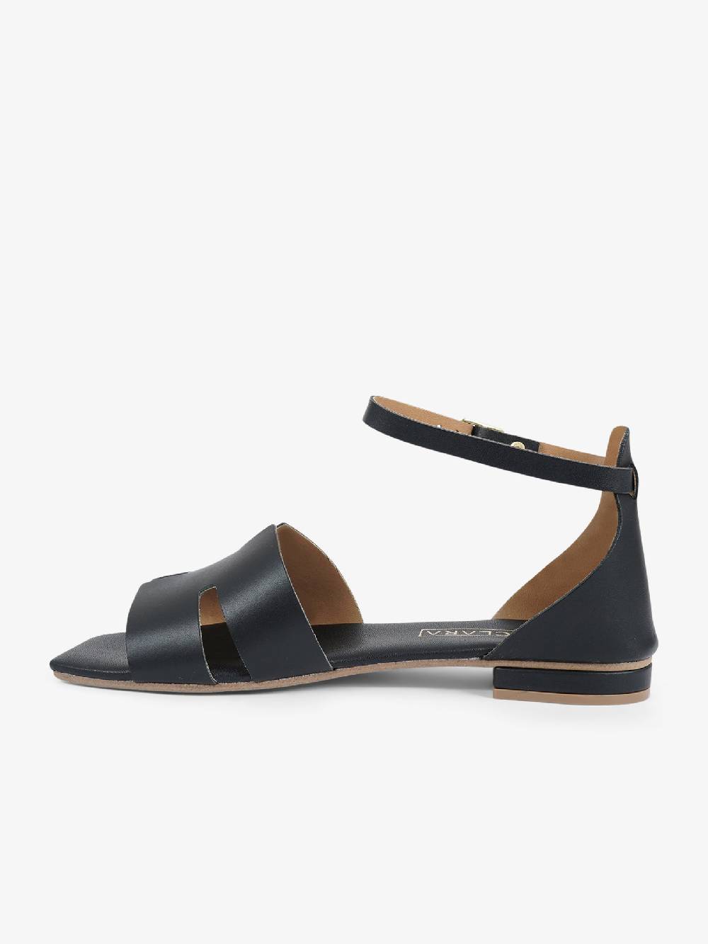 AQUACLARA Sandali bassi MILOS-20 donna pelle nero Affare Del Giorno