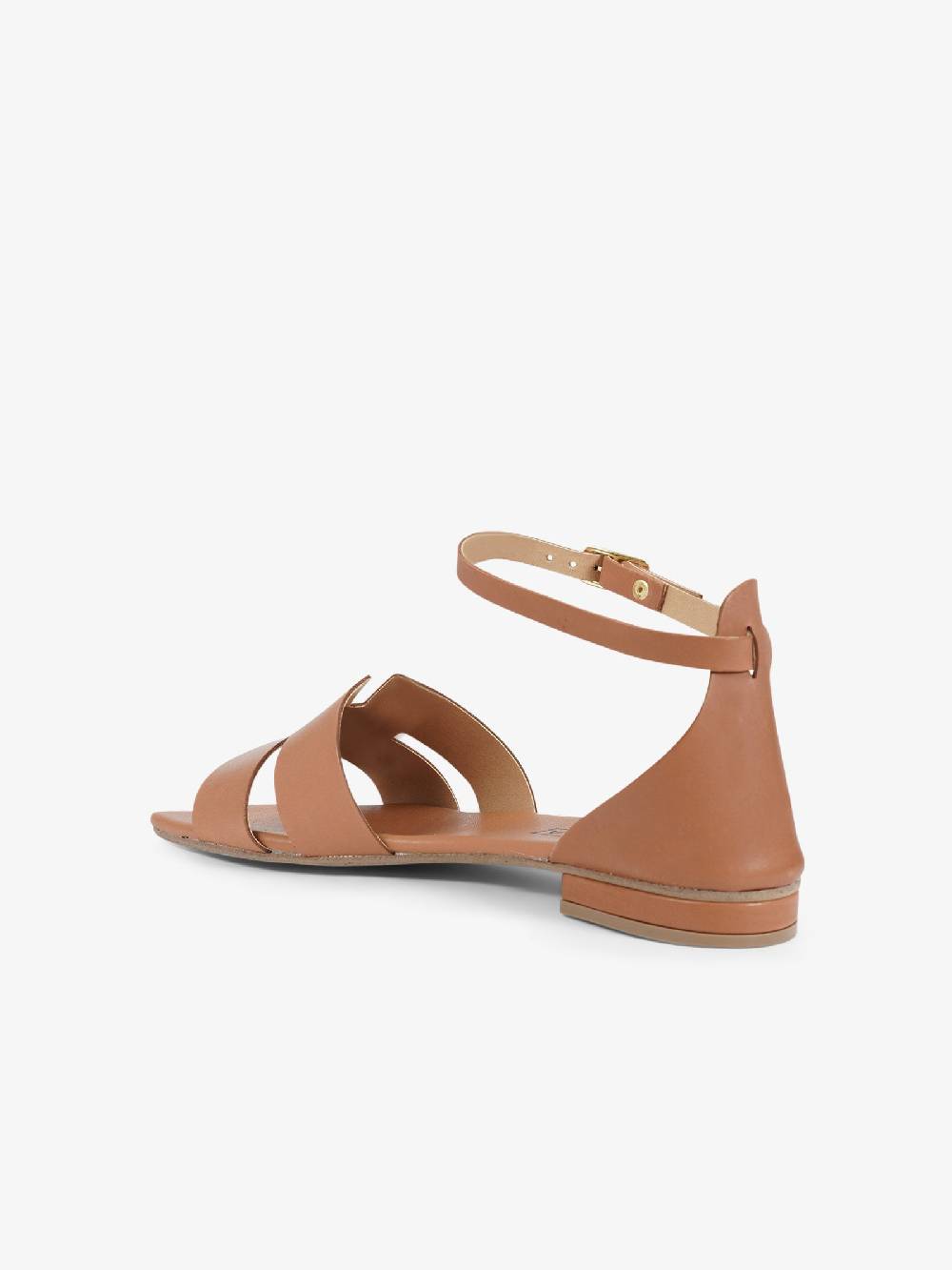 AQUACLARA Sandali bassi MILOS-20 donna pelle marrone Prezzo Ridotto