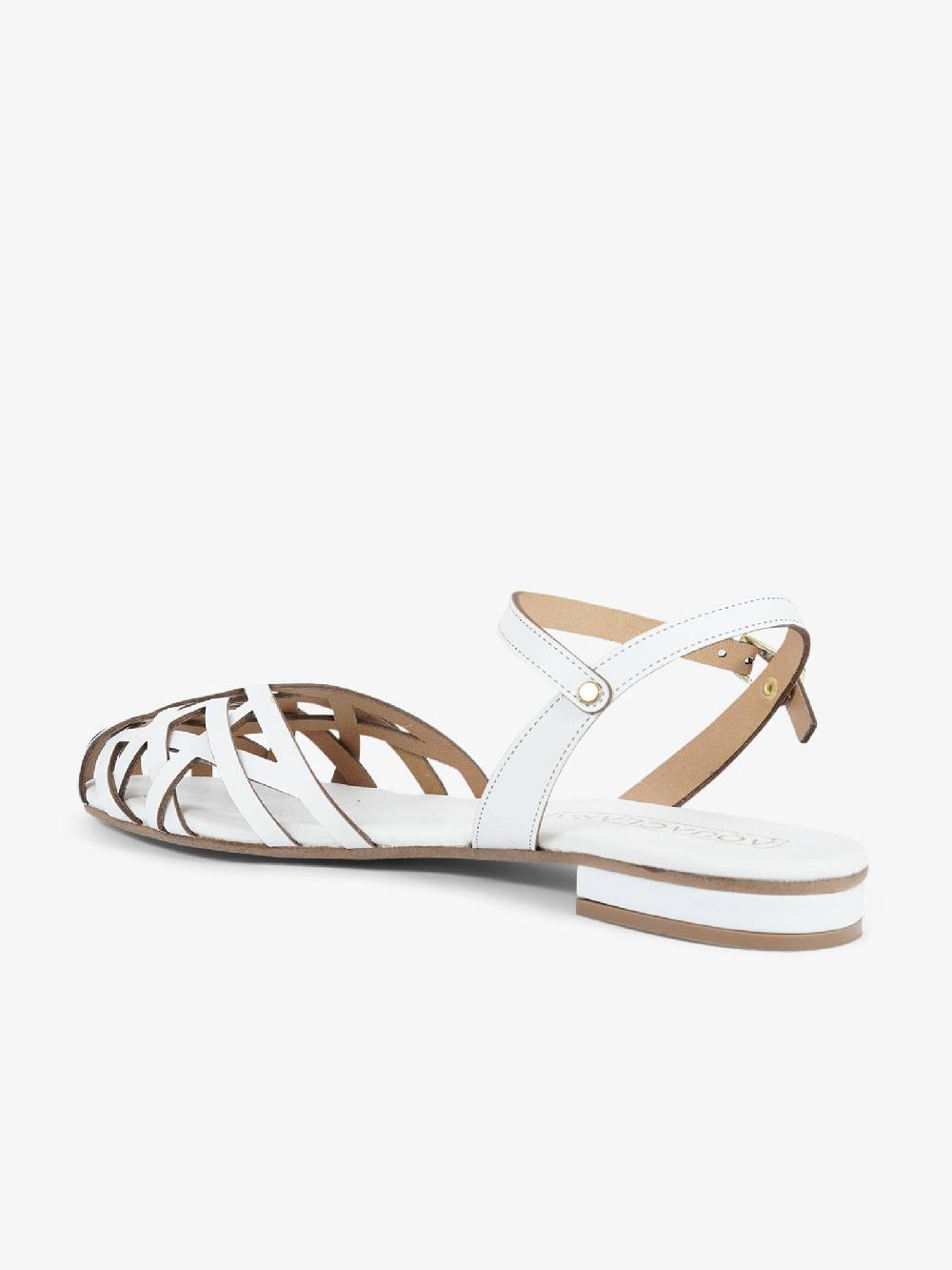 AQUACLARA Sandali bassi ITACA-20 donna pelle bianco Novità