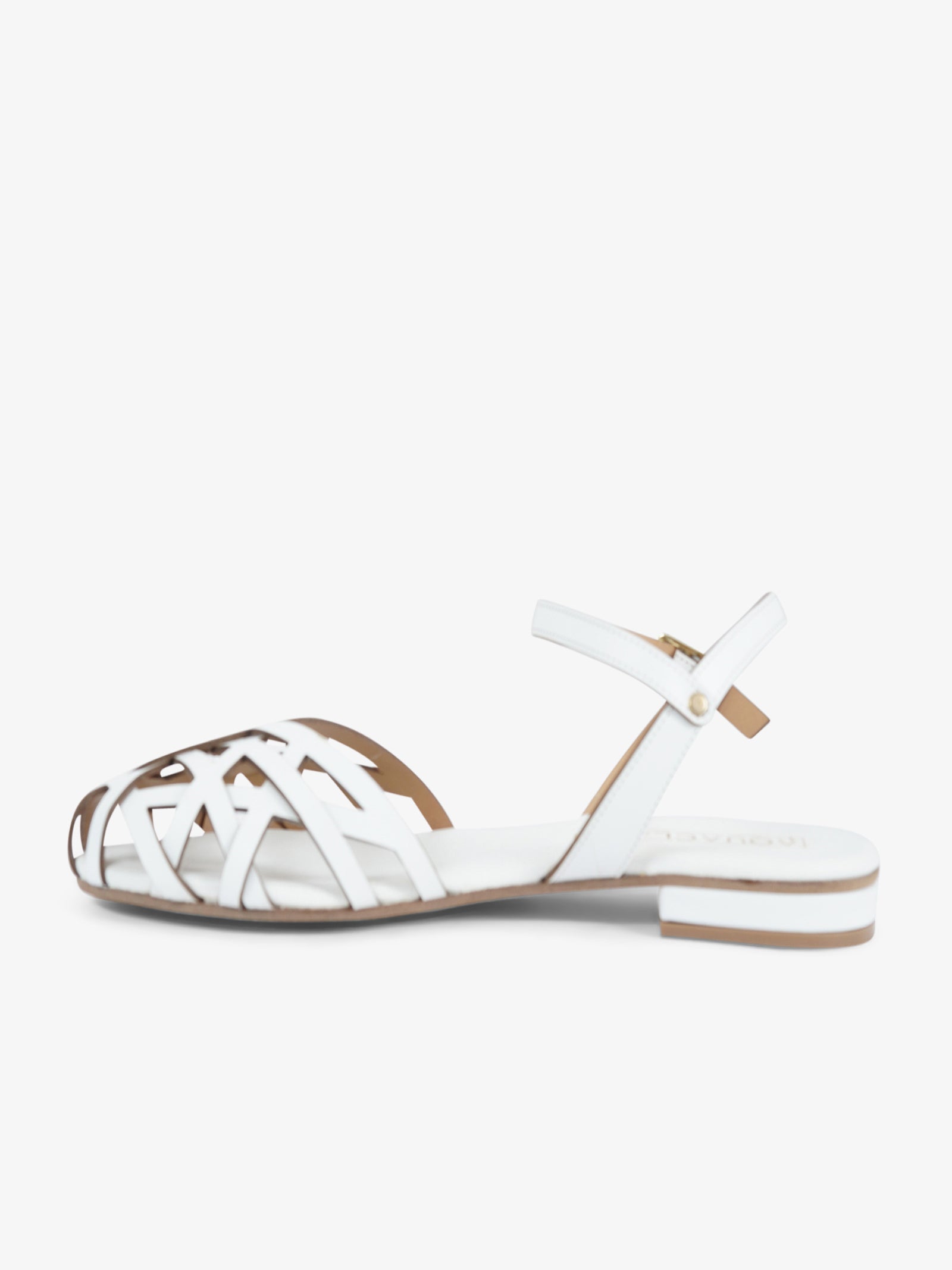 AQUACLARA Sandali bassi ITACA-20 donna pelle bianco Novità