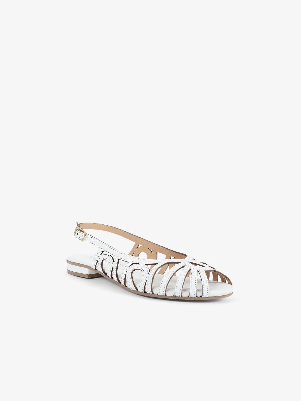 AQUACLARA Sandali bassi CAPRAIA-20 donna pelle bianco Online