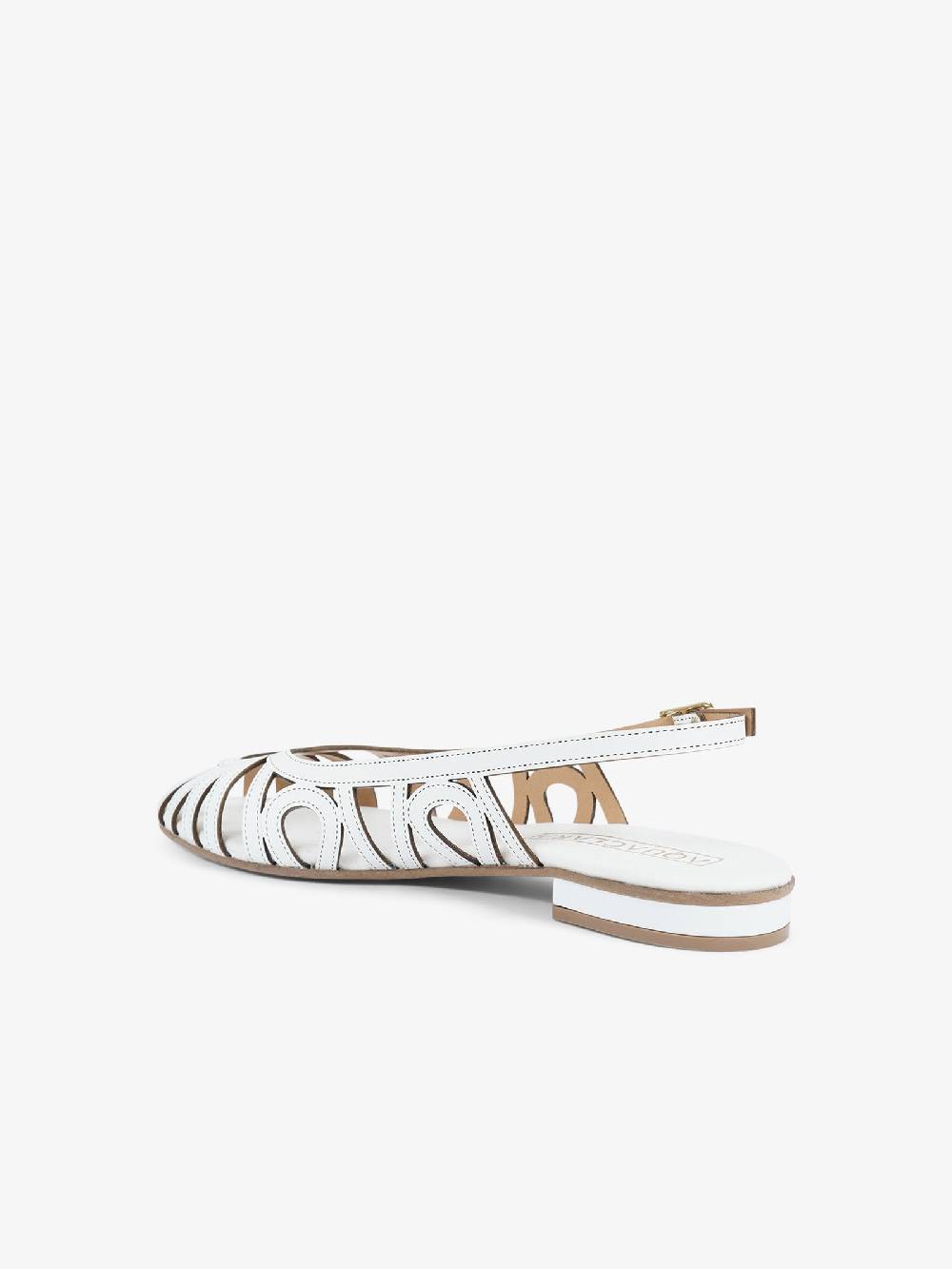 AQUACLARA Sandali bassi CAPRAIA-20 donna pelle bianco Online