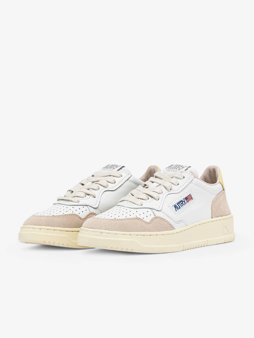 AUTRY Sneakers Medalist Low AULW donna pelle bianco Vendita Calda