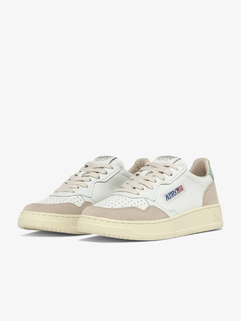 AUTRY Sneakers Medalist Low AULW donna pelle bianco Vendita Economica