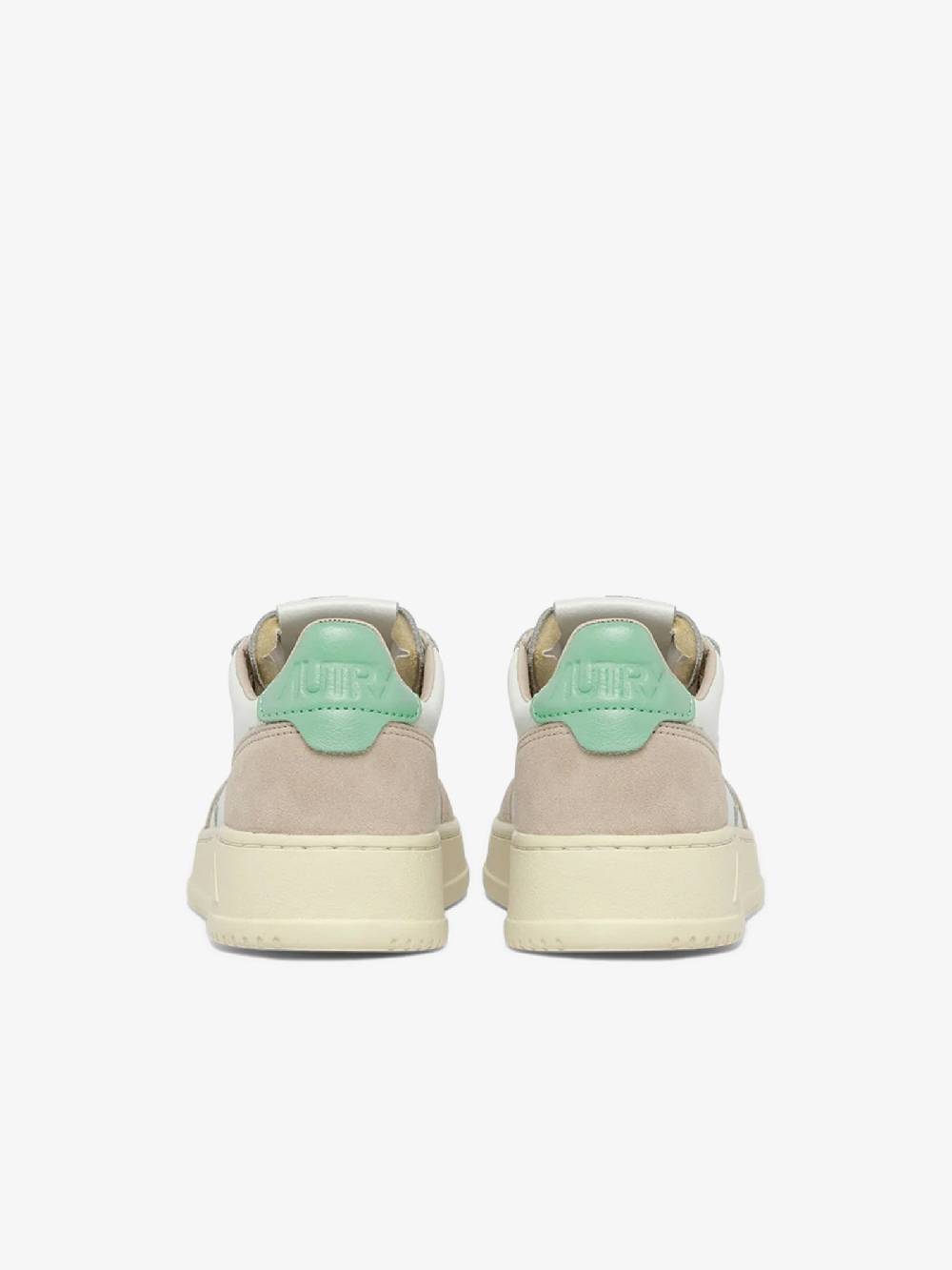 AUTRY Sneakers Medalist Low AULW donna pelle bianco Vendita Economica