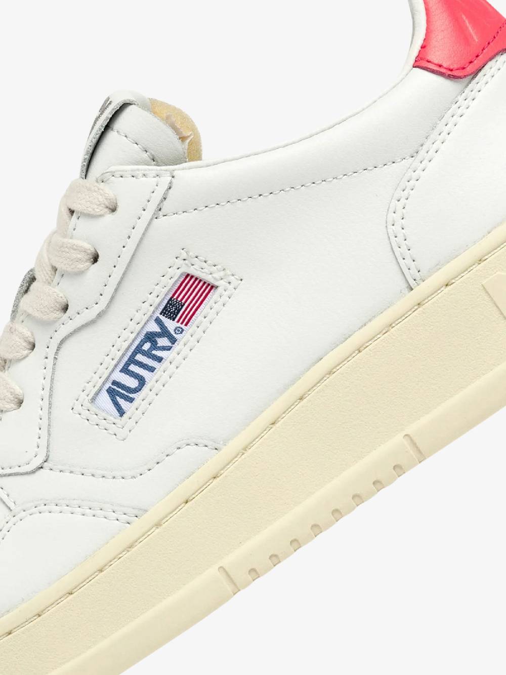 AUTRY Sneakers Medalist Low AULW donna pelle bianco Saldi Di Fabbrica