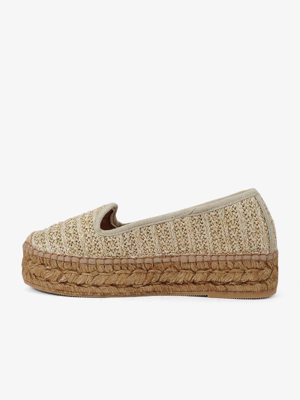 VIDORRETA Espadrillas rafia 74500RMMDT donna rafia beige In Saldo