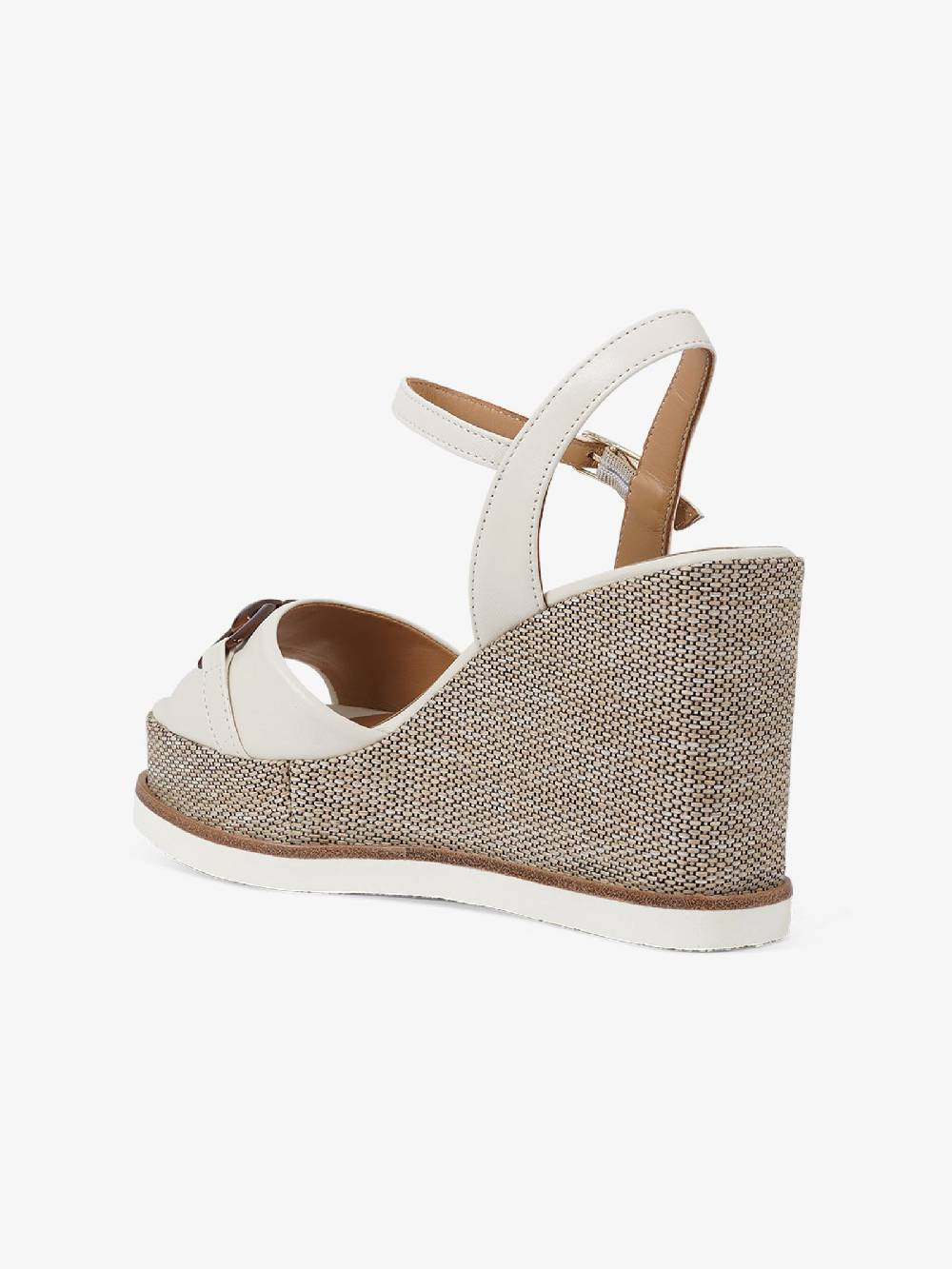 SORELLI Sandali con zeppa Vale 2165/VALE/XLG donna pelle panna 2025