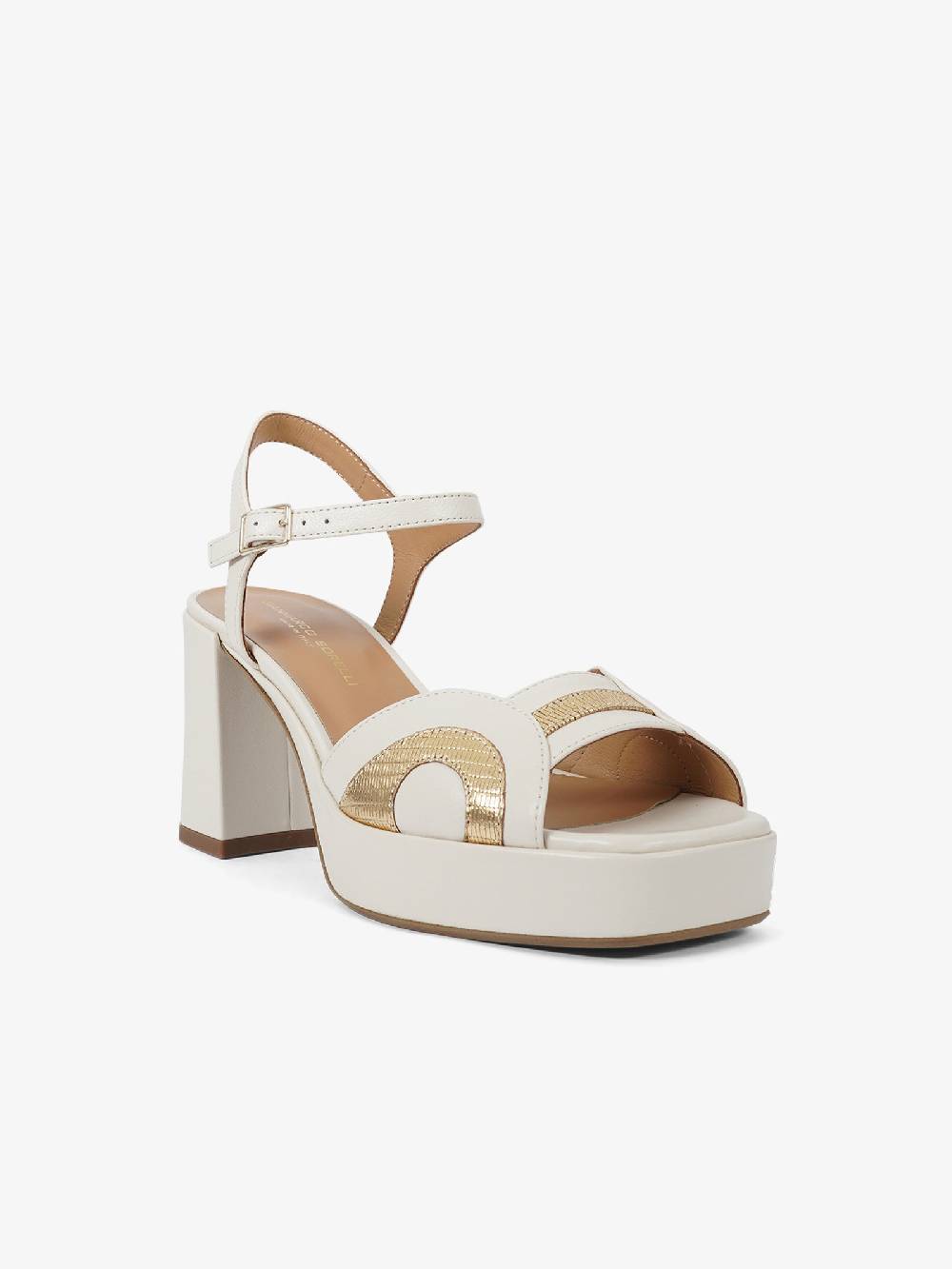 SORELLI Sandali con plateau Livia 2067/LIVIA donna pelle panna 2025