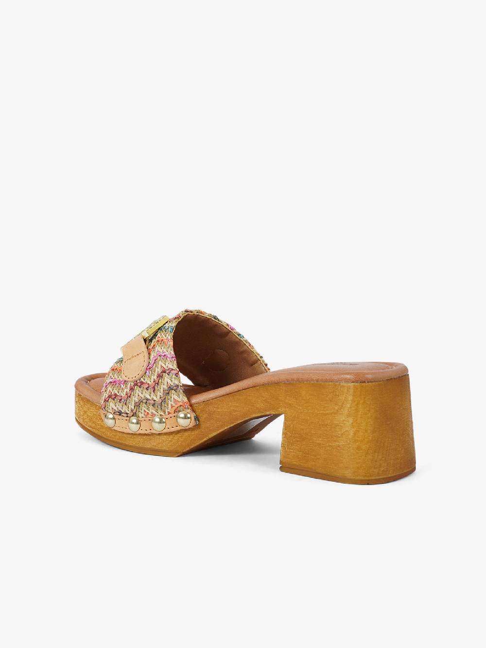 SANDRO ROSI Sandali con plateau 8921 8921 donna rafia multicolor Fino Al -60%