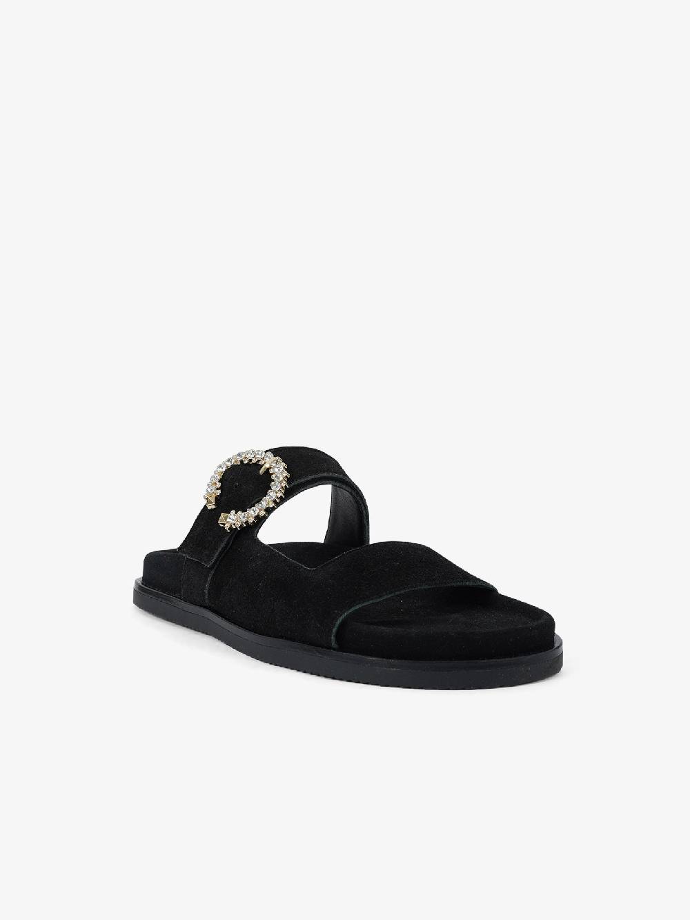 EXE' Sandali bassi 895 KIMOLOS 6-1 895 KIMOLOS 6-1 donna suede nero Qualità
