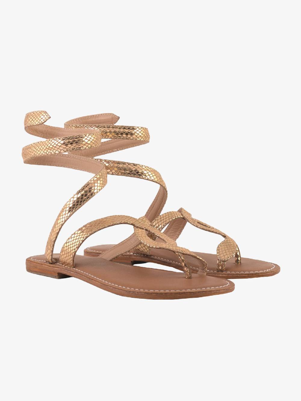 CB FUSION Sandali donna in pelle laminata rosa Consegna Veloce
